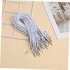 NUOBESTY Mask Lanyard with Elastic Cords 50pcs Metal Barbs Loop