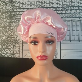 Deni Carte Satin Schlafkappe zum Sichern der Haare Locken