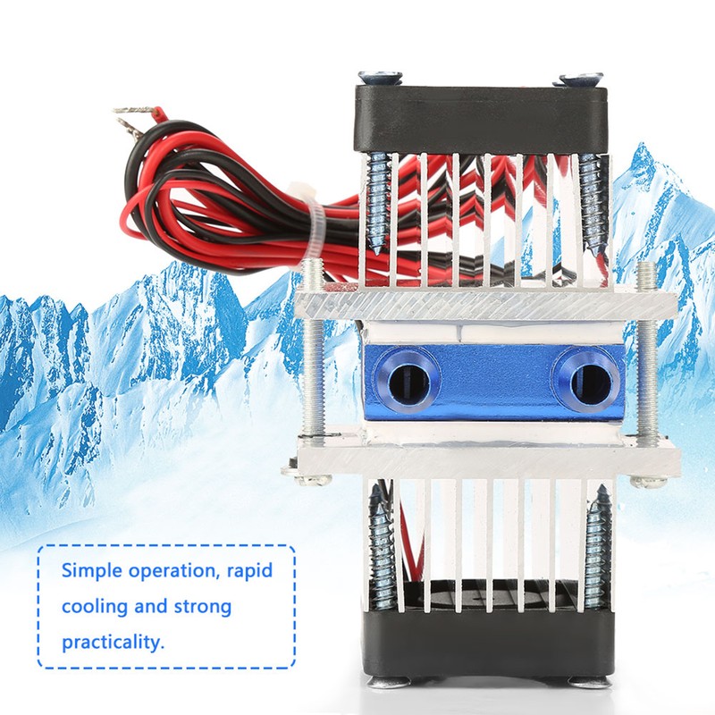 DIY Semiconductor Thermoelectric Cooler Peltier Refrigeration Water Cooling Device 120W