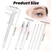 Bewudy Eyebrow Microblading Marker Pen, 2 Pcs Brow Mapping Pens