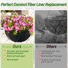 Sumloty 4 Pack 16 Inch Fabric Planter Basket Liner- Felt