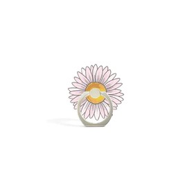 4Pcs Cute Phone Ring Holder Stand, Flowers Fruit Banana Orange Kiwi Lemon 360 Rotation Finger Ring Grip Mount for Smartphones(Flowers)