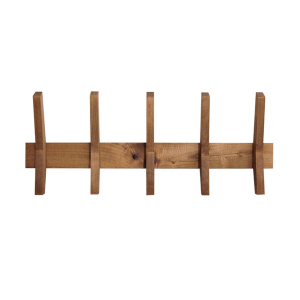 Drakestone Designs 24-Inch Mid Century Coat Rack with 5 Wooden