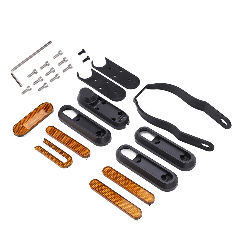 Wheel Reflective Strip Scooter Night Reflector Parts with Screws Bracket