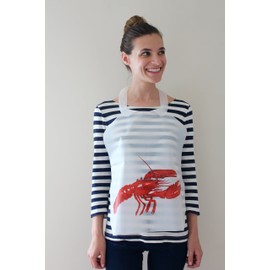 25 Pack Disposable Plastic Lobster Bibs