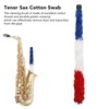 Tenor Saxophone Cleaning Brush Rod Sax Pad Saver Cotton Swab