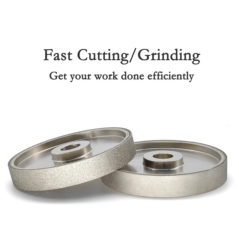 CAQUXIL CBN Grinding Wheel 6" Dia x 1" Wide, 1