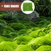 SUPVOX Artificial Moss Mat Light Green 50x50cm Simulation Moss Pad