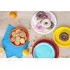 Mintra Home Reusable Plastic Plates (Blue, Small 12pk (6.5in))