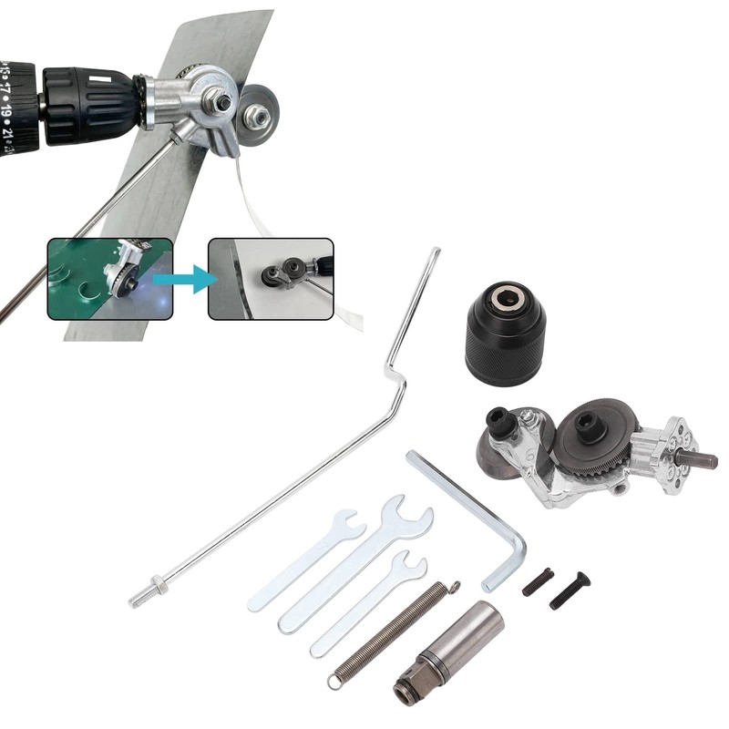 AUNMAS Electric Drill Conversion Plate Cutter, Electric Drill Scissors DIY