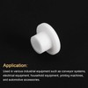 sourcing map 10pcs Flanged Sleeve Bearings Plastic Bushings ID 9mm