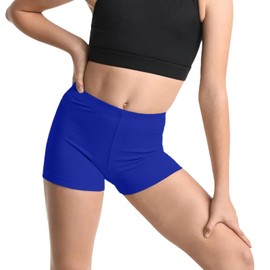 NetSetUK Girls Cycling Shorts - Kids neon Microfiber hot Pants Stretchy Comfortable fit Girls Shorts for Yoga, Ballet, Gymnastics, School & Sportswear