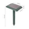 1Pc Solar Power Ultrasonic Wave Garden Farm Mice Pest Killer