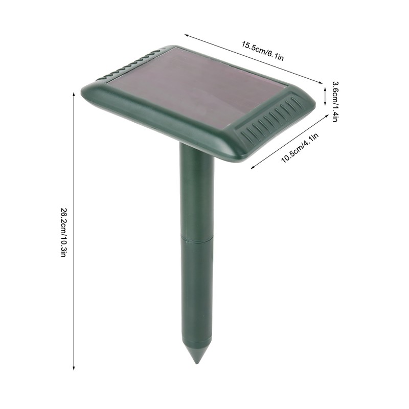 1Pc Solar Power Ultrasonic Wave Garden Farm Mice Pest Killer