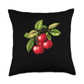 Acerola Design Throw Pillow