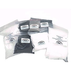 Fundamental Rockhound Products: Premium 4 Step Rock Tumbling GRIT KIT with 2 lb Plastic Pellets - Enough to Polish up to 10 pounds of Rock! Refill