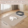 Bartuke Cat Litter Mat, Extra Large 40" x 28" Silicone