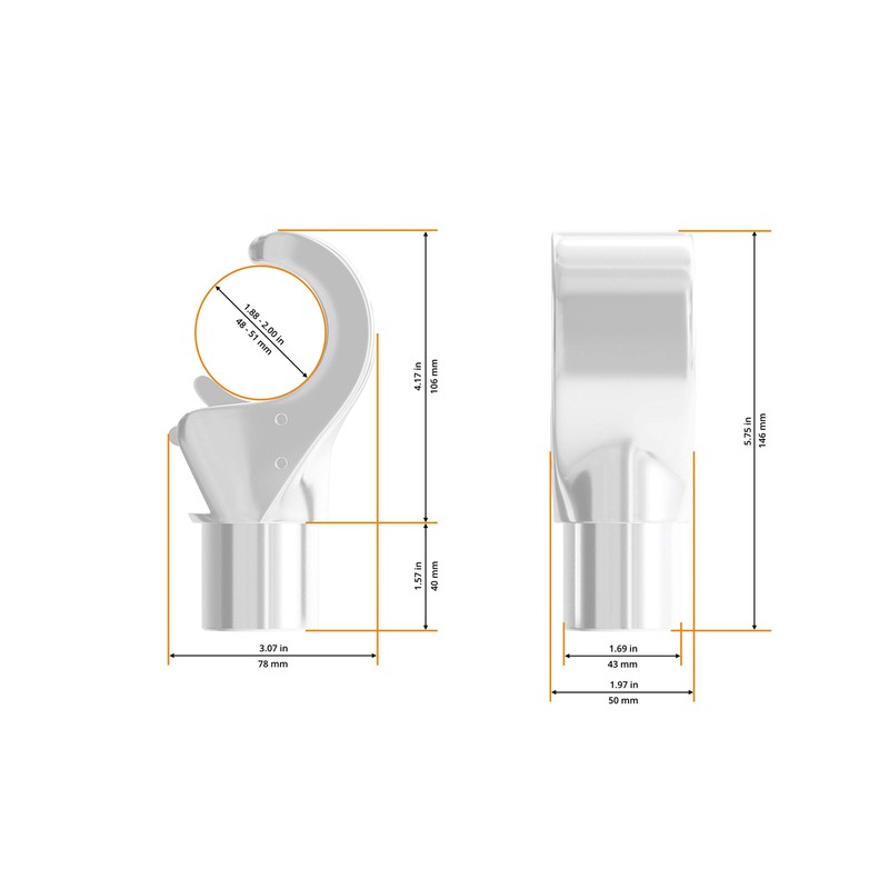 Global Truss CLAW50 Claw Sensor for 48 Bis 51 mm