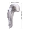 Long Tail Durag, Durag Mens Silk Durag Cap 360 Waves