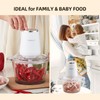 COOKZHOM Food Processor,Electric Food Chopper with 500W Stainless Steel Motor