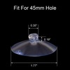 ANCIRS 30 Pack 45mm Suction Cups for Glass Table Tops,