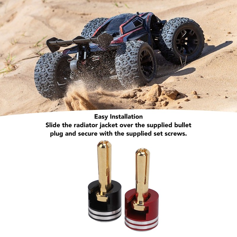 Heatsink Bullet Plug Grip Aluminium Alloy and Copper Banana Plug