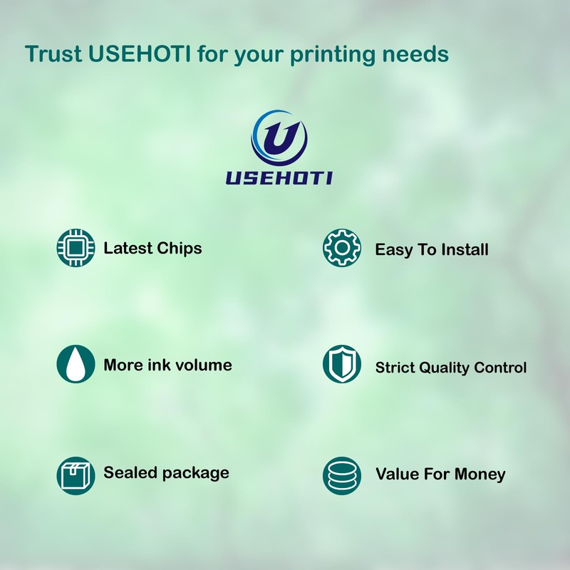 USEHOTI LC401XL Black Ink Cartridges Compatible with Brother LC401, 2-Pack