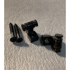 BKrome Roller String Tree USA Seller 2x Nickel Black Roller  for Fender Strat Squier