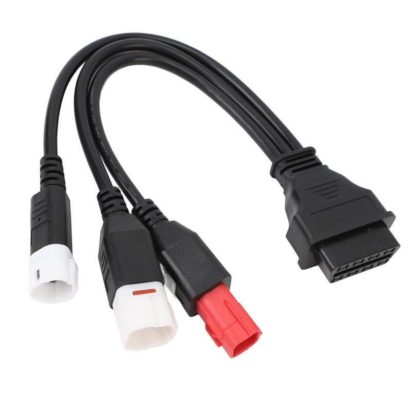 3 In 1 Motorcycle OBD Diagnostic Cable 16Pin to 3PIN