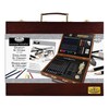 ROYAL BRUSH Wooden Box Art Set-Sketch & Drawing 45pc