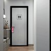 Bleib draußen Komm rein - Flamingo Door Hanger Funny Door