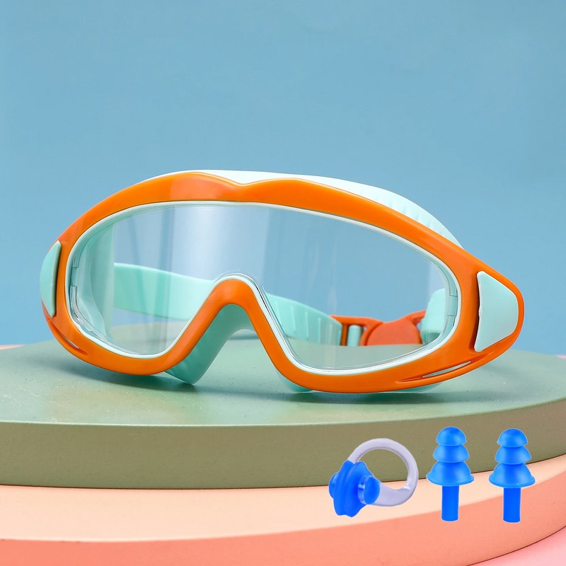 Kids Anti-Fog Swimming Goggles for Pool & Beach – Wide-View