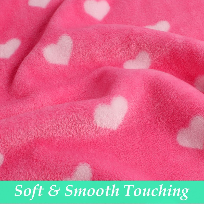 LeerKing Dog Blanket Fluffy Cat Blanket Washable Fleece Blanket Cuddly