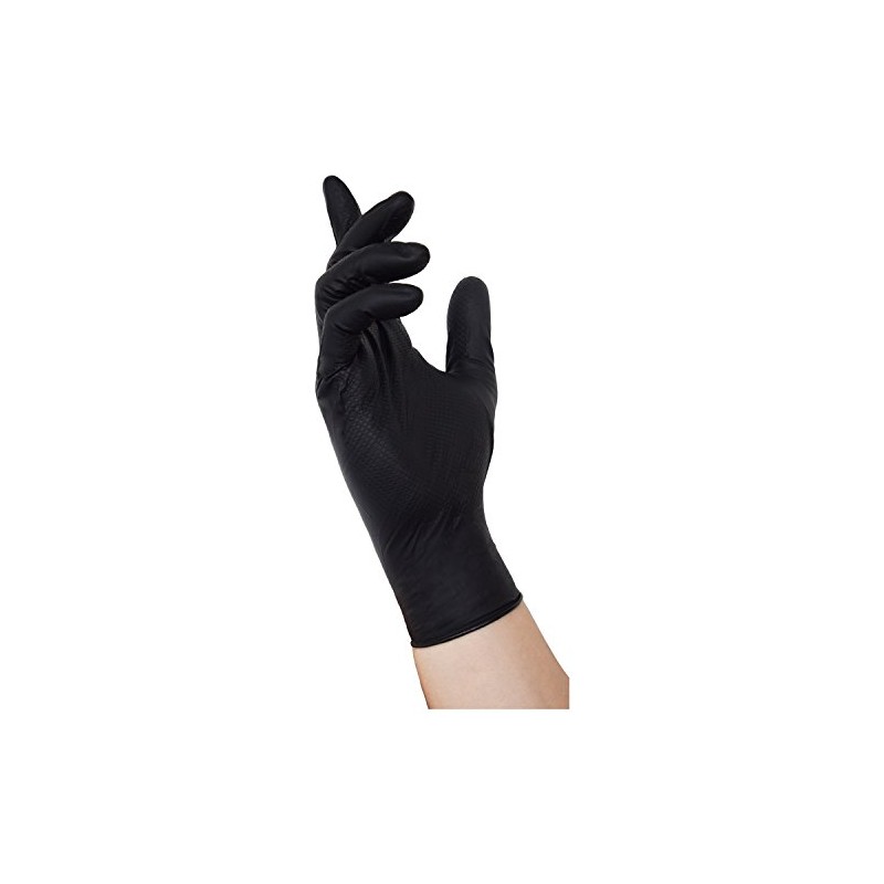 Nitras Pack of 50 Nitrile Disposable Gloves with Optimised Grip