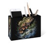 Famame Bass Fish Fishing Hunting Camping Pencil Holder for Desk,