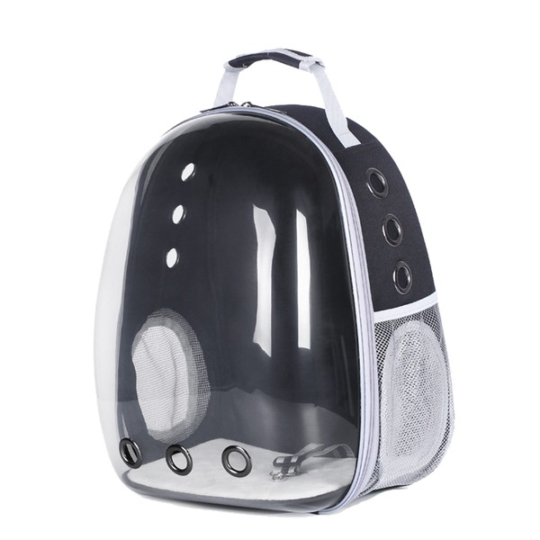 Cat Backpack Carrier Transparent Window Breathable Multifunction Side Open Pet
