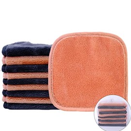POLYTE Paño Desmaquillante Facial de Microfibra, 15.2x15.2 cm, 10 Pzas