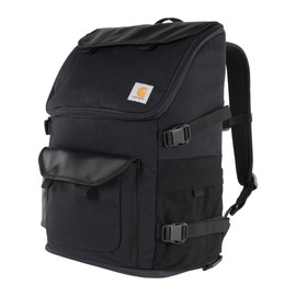 Carhartt 35L Nylon Workday Backpack, Durable Water-Resistant Pack with 15" Laptop Sleeve and Adjustable Shoulder Straps, Black