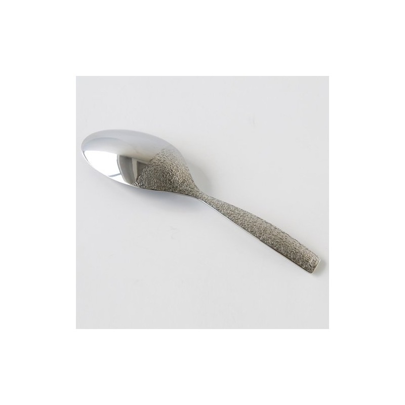 Alessi MW03/11 Dressed Serving Spoon with Relief Decoration