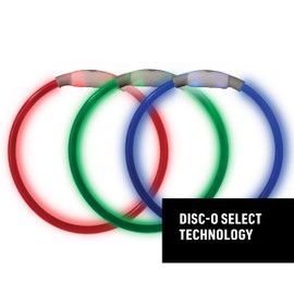 Nite Ize NiteHowl Rechargeable LED Safety Necklace - Adjustable LED Light Dog Necklace - Rechargeable Dog Collar Light for Night Safety - Dog Accessories for Collars - Multicolor