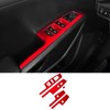 JUIVEEL Car Window Switch Panel Cover,Side Door Glass Lock Control