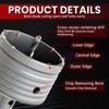 CSOOM Concrete Hole Saw 1-1/2" (38mm) with 220mm SDS Plus