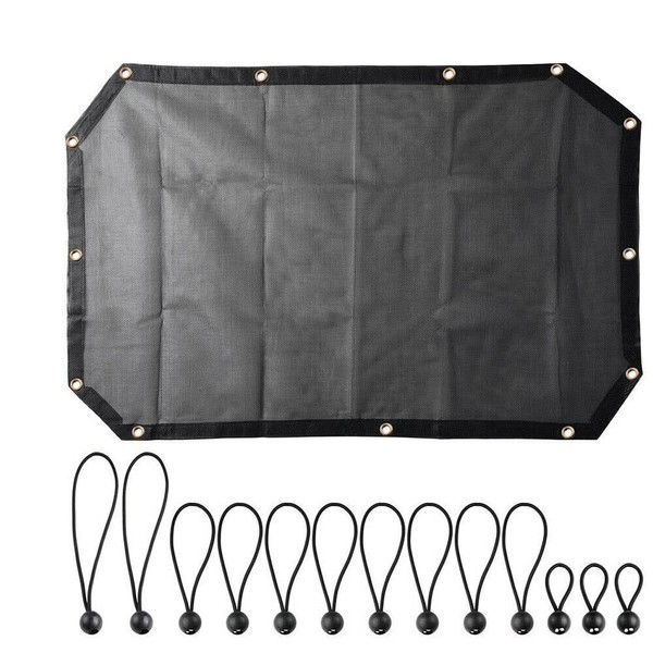 Riloer Sunshade Mesh Sun Shade Bikini Top, Full Length Mesh