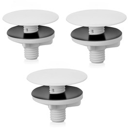 3 Pcs Kitchen Sink Hole Cover Sink Faucet Hole Cover Faucet Hole Cover White Kitchen Sink Plug Kitchen Sink Tap Hole Plate Stopper Cover Blanking Plug ﻿