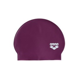 Arena Unisex Soft Latex II Swim Cap for Women and Men Fitness Swimmers Intensive Training Durable Soft Elastic Bathing Flat Cap, Dark Raspberry