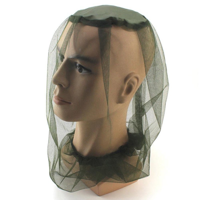1pcs Mosquito Fly Head Net Mesh Hat Face Protect Bee