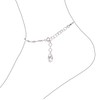 Schöner SD Anklet 925 silver with briolett cut drop crystal