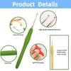 Crochet Hooks,Crochet Hook Set with Portable Case,Ergonomic Crochet Hooks with