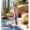 POZA 2 Pack Jumbo Texas Flag Inflatable Pool Noodle Floats