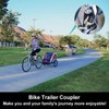 Bike Trailer Coupler Bike Trailer Hitch Connector Bicycle Adapter, Bicycle